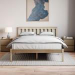 Milan Double Bed Frame, Solid Pine Wood