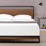 Zinus Suzanne Bamboo and Metal Double Bed Frame