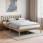 Milan Double Bed Frame, Solid Pine Wood