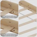 Milan Double Bed Frame, Solid Pine Wood