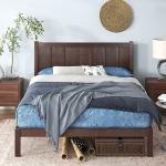 Zinus Adrian Double Bed Frame - Rustic Brown 135x190 cm
