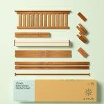 Zinus Alexia Double Bed Frame - Rustic Pine Brown