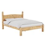 Corona Double Bed Frame in Solid Pine Wood