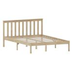 Milan Double Bed Frame, Solid Pine Wood