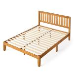 Zinus Alexia Double Bed Frame - Rustic Pine Brown
