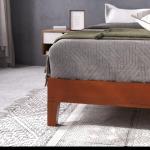 Zinus Wen Double Bed Frame - Deluxe Wood 135x190 cm