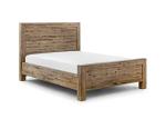 Julian Bowen Hoxton King Bed in Antique Oak
