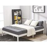 Panana White Wood Double Bed Frame 4FT6