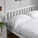 Florida Solid Wood Shaker Bed Frame, White, 4ft 6in