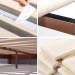 Zinus Wen Double Bed Frame - Deluxe Wood 135x190 cm