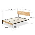 Zinus Olivia Double Bed Frame - 135x190 cm