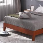 Zinus Wen Double Bed Frame - Deluxe Wood 135x190 cm