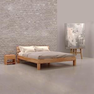 Julia Solid Wood Bed Frame with Sturdy Headboard