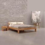 Julia Solid Wood Bed Frame with Sturdy Headboard