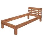Julia Solid Wood Bed Frame with Sturdy Headboard