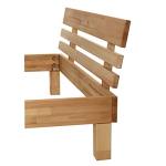 Julia Solid Wood Bed Frame with Sturdy Headboard