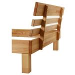 Julia Solid Wood Bed Frame with Sturdy Headboard
