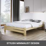 Nodax 4ft6 Solid Pine Double Bed Frame