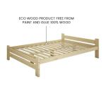 Nodax 4ft6 Solid Pine Double Bed Frame