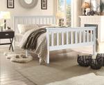 White 3ft Single Solid Pine Bed Frame