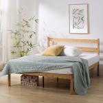 Zinus Ellie Double Bed Frame with Storage - Brown