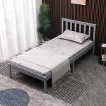 WestWood Solid Pine Single Bed with Headboard
