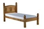 Corona 3ft Low Foot Bed Frame in Brown