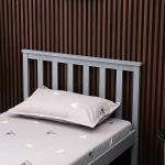 WestWood Solid Pine Single Bed with Headboard