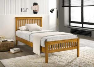 Sareer Sandhurst 3ft Single Oak Bed Frame