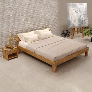 KROKWOOD Julia Solid Oak Super King Bed Frame