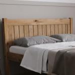 Rio Wooden Bed in Waxed Pine Finish, Small Double