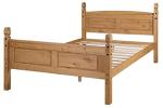 Corona Small Double High Foot End Bed Frame