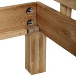 KROKWOOD Julia Solid Oak Super King Bed Frame