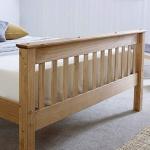Somerset Solid Waxed Pine Double Bed Frame