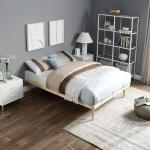Minimalist Solid Pine Double Bed Frame 4ft6