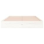 Small Double White Pinewood Bed Frame