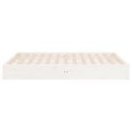 Small Double White Pinewood Bed Frame