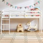 Sydney High Sleeper Bunk Bed in White