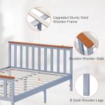 ZANOFIRA 4ft6 Solid Pine Double Bed Frame