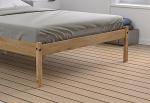 Rustic Pine Small Double Bed Frame - 4FT