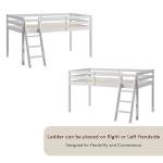 Sydney High Sleeper Bunk Bed in White
