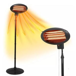 Outdoor Electric Patio Heater with Adjustable Height