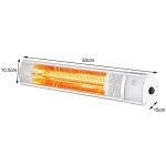 2000W Wall Mounted Electric Patio Heater with Remote