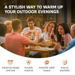 Realglow Adjustable 13KW Outdoor Patio Heater