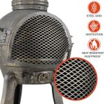 GARDEBRUK® Cast Iron Patio Chiminea with Poker