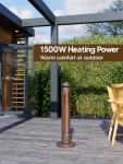 1500W Portable Infrared Electric Patio Heater