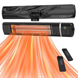 2000W Wall-Mounted Outdoor Infrared Patio Heater