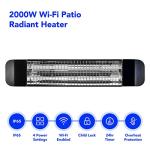 Devola 2000W Electric Infrared Patio Heater