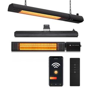 Wall Mounted Electric Patio Heater with Remote Control