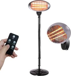 Heatlab 2KW Waterproof Infrared Patio Heater with Remote